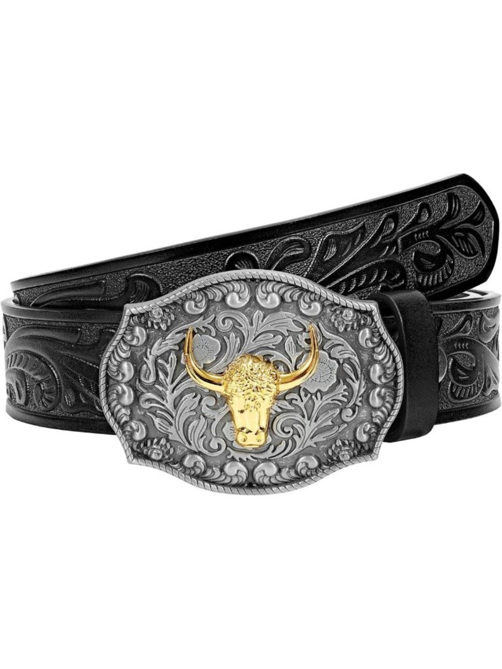 Stylish Western Belt with Buckle - Perfect Cowboy & Cowgirl Gift for Men